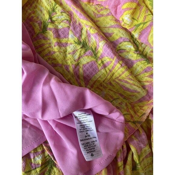 Scoop Off The Shoulder Maxi Dresses Multicolor Medium  8-10 Vacation Floral - Picture 9 of 9